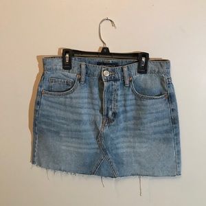jean skirt